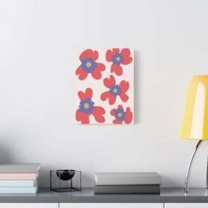 Botanical Doodle Art Flowers Canvas Wall Art – Part 12 of 24 in a Charming Collection - Image 11