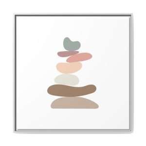 Zen Stones Yoga Canvas Wall Art – A Symbol of Balance & Harmony - Image 13