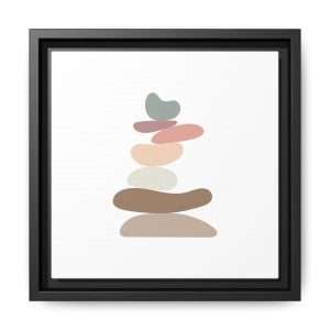 Zen Stones Yoga Canvas Wall Art – A Symbol of Balance & Harmony - Image 21