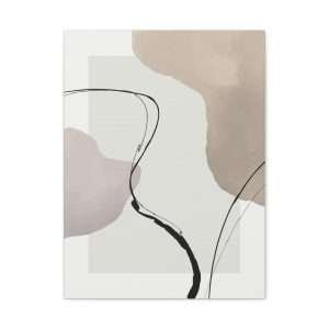 Minimalist Hand-Painted Canvas Wall Art – Part 1 of 2 in a Sophisticated Collection - Image 13
