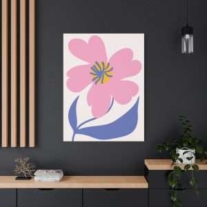 Botanical Doodle Art Flowers Canvas Wall Art – Part 2 of 24 in a Charming Collection - Image 4
