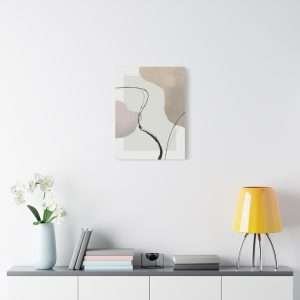 Minimalist Hand-Painted Canvas Wall Art – Part 1 of 2 in a Sophisticated Collection - Image 15