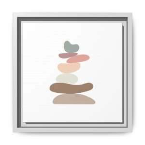 Zen Stones Yoga Canvas Wall Art – A Symbol of Balance & Harmony - Image 29