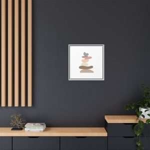 Zen Stones Yoga Canvas Wall Art – A Symbol of Balance & Harmony - Image 44