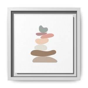Zen Stones Yoga Canvas Wall Art – A Symbol of Balance & Harmony - Image 61