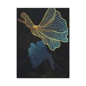 Luxury Golden Black Canvas Wall Art – Part 2 of 3 in an Elegant Collection - Image 13
