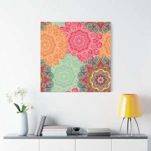 Vintage Islamic, Arabic, and Indian Motifs Canvas Wall Art – Timeless Cultural Elegance - Image 3