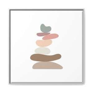 Zen Stones Yoga Canvas Wall Art – A Symbol of Balance & Harmony - Image 45