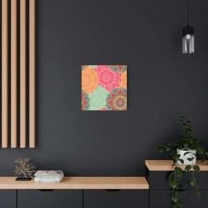 Vintage Islamic, Arabic, and Indian Motifs Canvas Wall Art – Timeless Cultural Elegance - Image 16