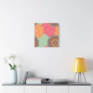 Vintage Islamic, Arabic, and Indian Motifs Canvas Wall Art – Timeless Cultural Elegance - Image 15