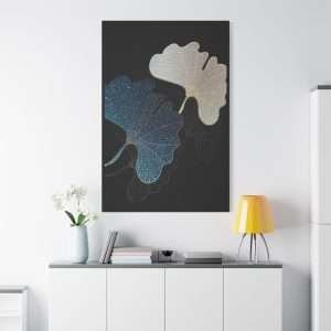 Luxury Golden Black Canvas Wall Art – Part 1 of 3 in an Elegant Collection - Image 23