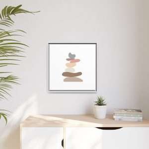 Zen Stones Yoga Canvas Wall Art – A Symbol of Balance & Harmony - Image 43