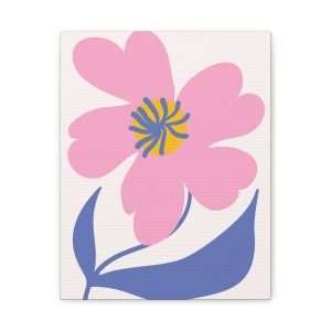 Botanical Doodle Art Flowers Canvas Wall Art – Part 2 of 24 in a Charming Collection - Image 9