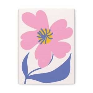 Botanical Doodle Art Flowers Canvas Wall Art – Part 2 of 24 in a Charming Collection - Image 5