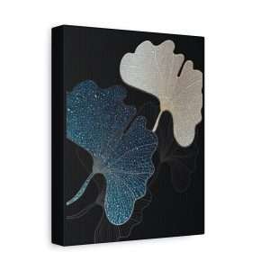 Luxury Golden Black Canvas Wall Art – Part 1 of 3 in an Elegant Collection - Image 2