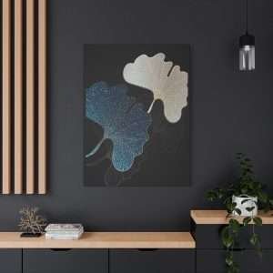 Luxury Golden Black Canvas Wall Art – Part 1 of 3 in an Elegant Collection - Image 20