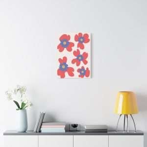 Botanical Doodle Art Flowers Canvas Wall Art – Part 12 of 24 in a Charming Collection - Image 15
