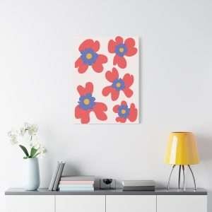 Botanical Doodle Art Flowers Canvas Wall Art – Part 12 of 24 in a Charming Collection - Image 19