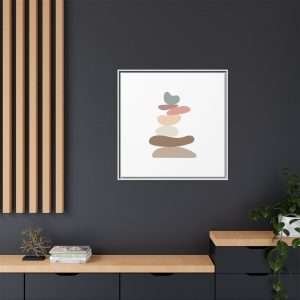Zen Stones Yoga Canvas Wall Art – A Symbol of Balance & Harmony - Image 16