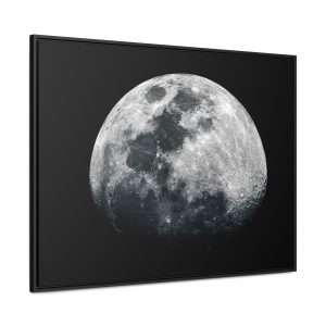 The Moon Illuminating Night Sky Canvas Wall Art A Celestial Masterpiece of Tranquility - Image 5