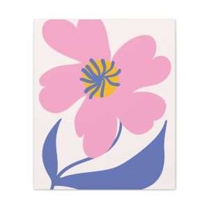 Botanical Doodle Art Flowers Canvas Wall Art – Part 2 of 24 in a Charming Collection - Image 17