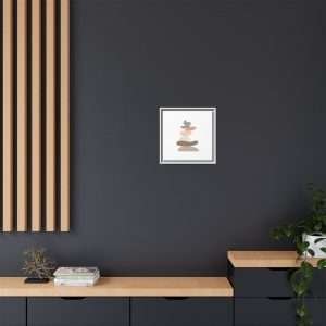 Zen Stones Yoga Canvas Wall Art – A Symbol of Balance & Harmony - Image 8