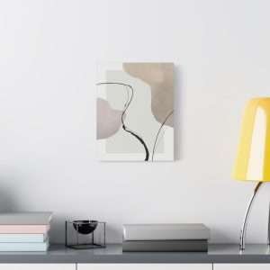 Minimalist Hand-Painted Canvas Wall Art – Part 1 of 2 in a Sophisticated Collection - Image 11