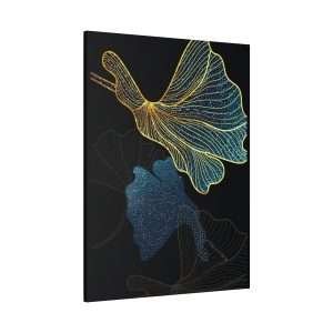 Luxury Golden Black Canvas Wall Art – Part 2 of 3 in an Elegant Collection - Image 2